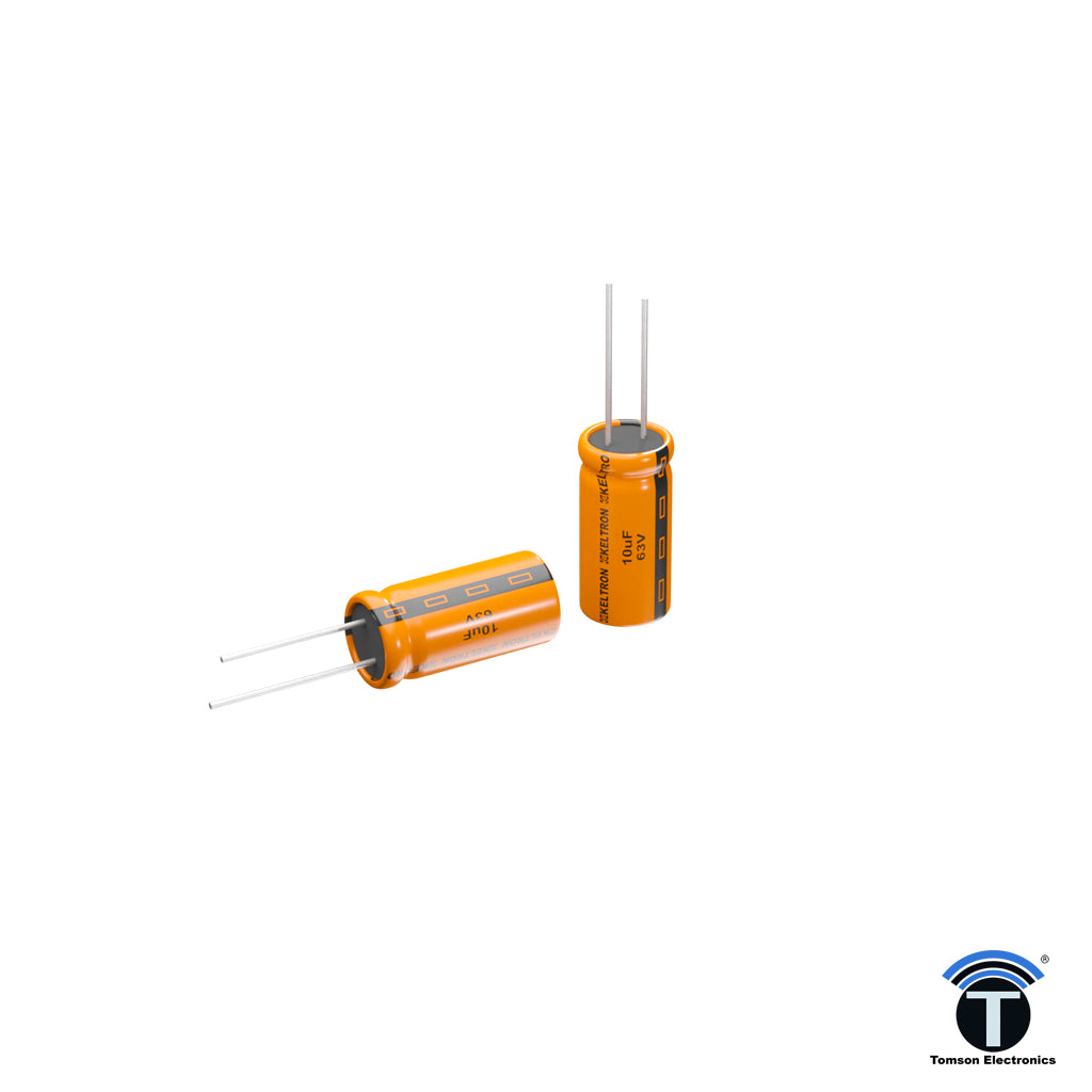 KELTRON 10 uF/63 V Radial Electrolytic Capacitor KELTRON 10 uF/63 V Radial Electrolytic Capacitor